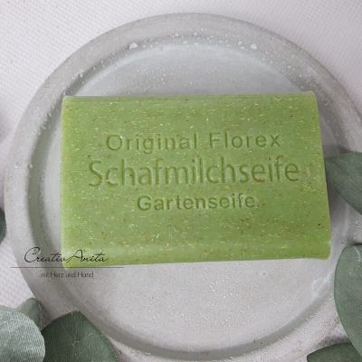 Schafmilchseife Gartenseife - Florex, eckig 100g
