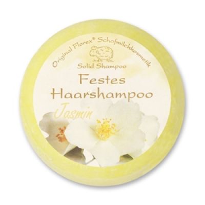 Festes Haarshampoo mit biologischer Schafmilch - JASMIN, 58g