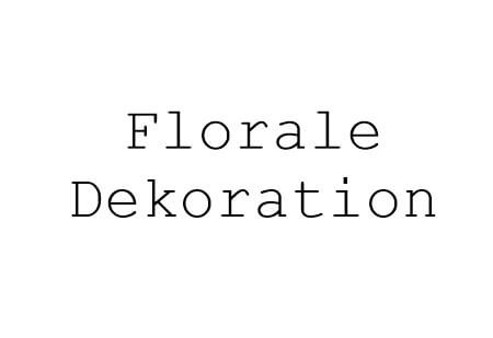 Florale Dekoration