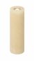 Preview: Rustikkerze CREME mit/ohne Teelichteinsatz 250x80 mm