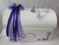Preview: Briefbox Butterfly-Schmetterlinge zur Hochzeit - Flieder-Lila