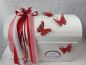 Preview: Briefbox Butterfly-Schmetterlinge zur Hochzeit - Rot