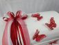 Preview: Briefbox Butterfly-Schmetterlinge zur Hochzeit - Rot