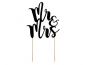 Preview: Cake Topper - Mr & Mrs schwarz