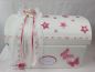 Preview: Erinnerungstruhe Sternenkind mit Sternen -Rosa-Pink-