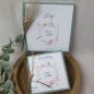 Preview: Gästebuch Bohostil mit Blumenkranz und Trockenblumen