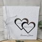 Preview: Gästebuch Hearts Silber