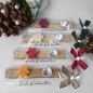 Preview: Geschenk zu Weihnachten - Stabkerze mit Kerzenhalter und Seifenstern WINTERZAUBER