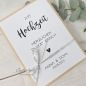 Preview: Geschenkbox Zur Hochzeit mit Trockenblumenstrauß - Geldgeschenk BLAU