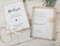 Preview: Geschenkbox Zur Hochzeit mit Trockenblumenstrauß - Geldgeschenk BLAU