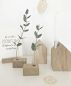 Mobile Preview: Vase Mini - Holz Eiche mit Glase