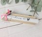 Preview: Geschenkkerzen - Stabkerze mit Spruch -Erzieherin mit Herz- Dekoriert mit Holz