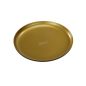 Preview: Kerzenteller goldfarben - 12 cm