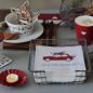 Preview: Krasilnikoff - Papierserviette "Driving Home" Red Car - Rotes Auto
