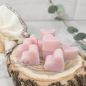 Preview: 10 Stück Schafmilchseifen-Seifenherzen Mini MAGNOLIE - Herzseifen Gastgeschenk
