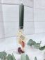 Preview: Kerzenständer - Glasflasche befüllt mit Trockenblumen - Alles Gute