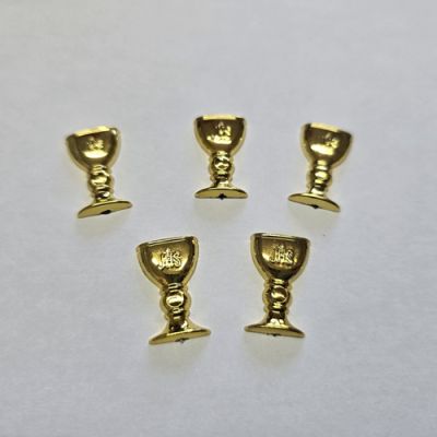 Kelch 5 Stück in gold - Streudeko