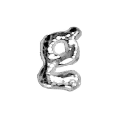 Wachsbuchstabe Echtwachs "g" 8mm silber