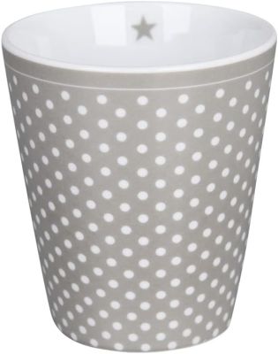 Krasilnikoff - Happy Mug Taupe- dots