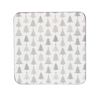 Preview: Krasilnikoff - Untersetzer "Christbäume"