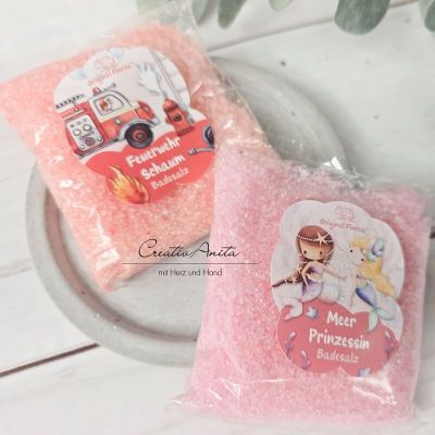 Preview: -Feuerwehr Schaum- Badesalz 120g im Cello, Berrentraum