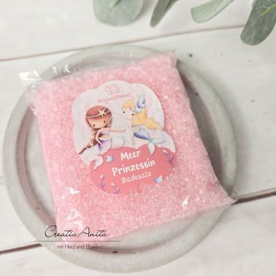 -Meer Prinzessin- Badesalz 120g im Cello, Blütenzauber