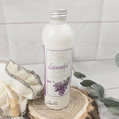 Preview: Bodymilk mit biologischer Schafmilch LAVENDEL, 250 ml