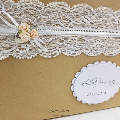Briefbox für Hochzeitspost - Natur - Vintage
