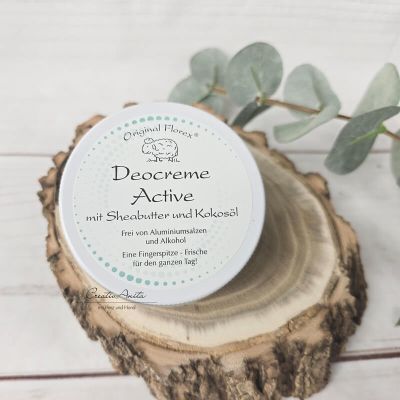 Deocreme -ACTIVE- mit Sheabutter und Kokosöl, 40 g