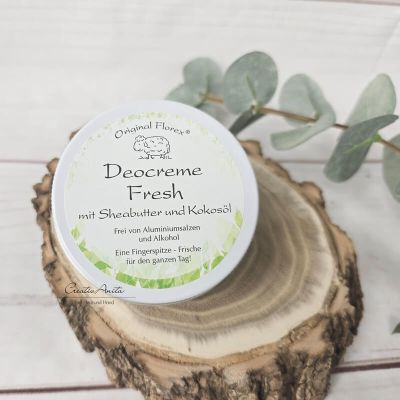 Deocreme -FRESH- mit Sheabutter und Kokosöl, 40 g