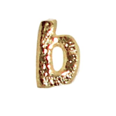 Wachsbuchstabe Echtwachs "b" 8mm gold