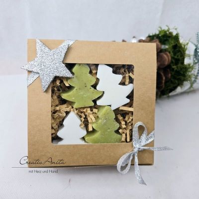 Geschenkset Tannenbäume - Eisenkraut & Schneerose