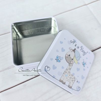 Geschenkdose -Giraffe- It´s a boy