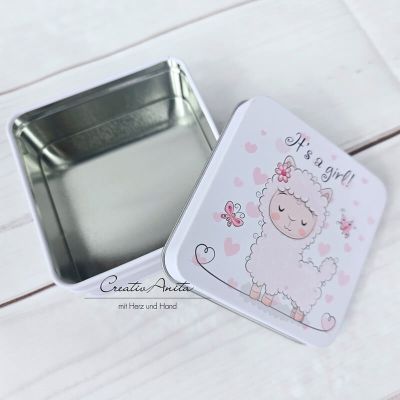 Geschenkdose -Lama- It´s a girl