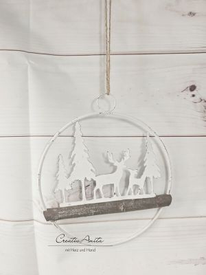 Preview: Hängedekoration -Hirschwald-