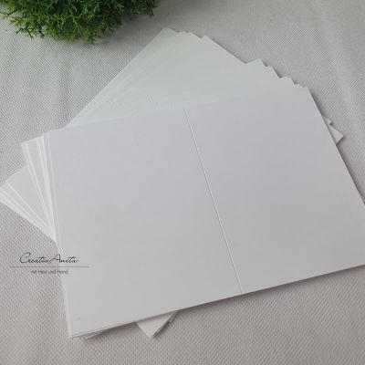 Kartenrohling - Blanko-Doppelkarte DIN-A6 WEISS