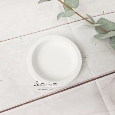 Preview: Kerzenteller mit Rillen - Untersetzer - vielfältig nutzbar