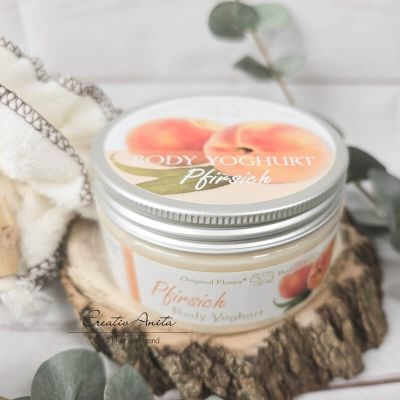 Preview: Body Yoghurt mit biologischer Schafmilch PFIRSICH, 125 ml