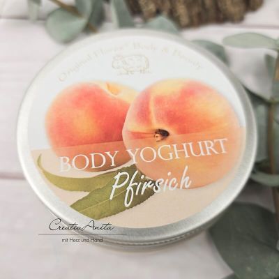 Preview: Body Yoghurt mit biologischer Schafmilch PFIRSICH, 125 ml