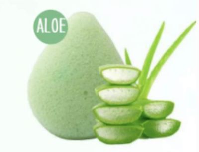 Konjac-Schwamm -Aloe Vera-