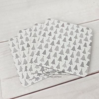 Krasilnikoff - Untersetzer "Christbäume"