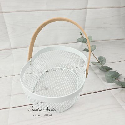 Korb mit Henkel - oval