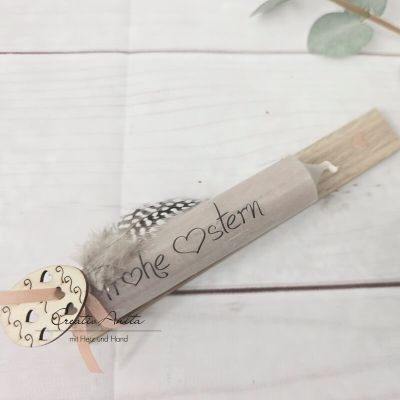 Ostergeschenk - Mitbringsel Kerze -Frohe Ostern-