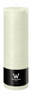 Rustikkerze durchgefärbt inkl. ASF - ELFENBEIN 190x68 mm