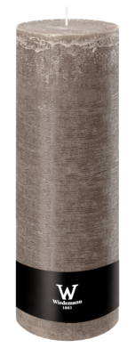 Rustikkerze durchgefärbt inkl. ASF - SCHLAMM 190x68 mm