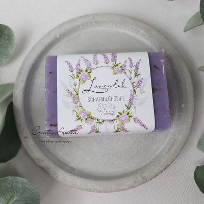 Schafmilchseife Lavendel - Florex, eckig 100g