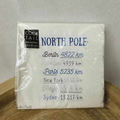 Servietten Nordpol - Cocktailservietten