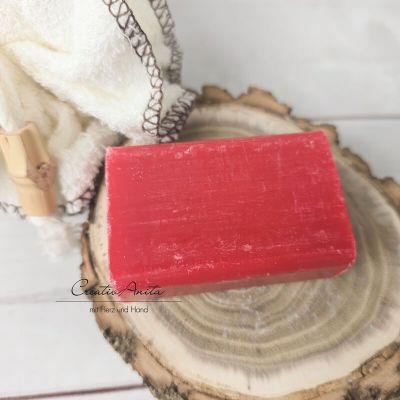 Schafmilchseife Granatapfel - Florex, eckig 100g