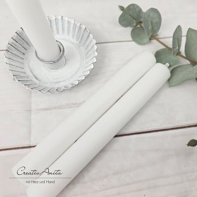 Stabkerze -Weiß-