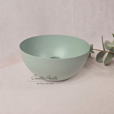 Preview: Stabkerzenhalter - Schale - Mint